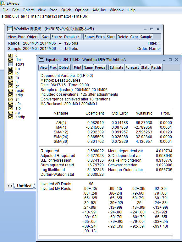eviews8结果
