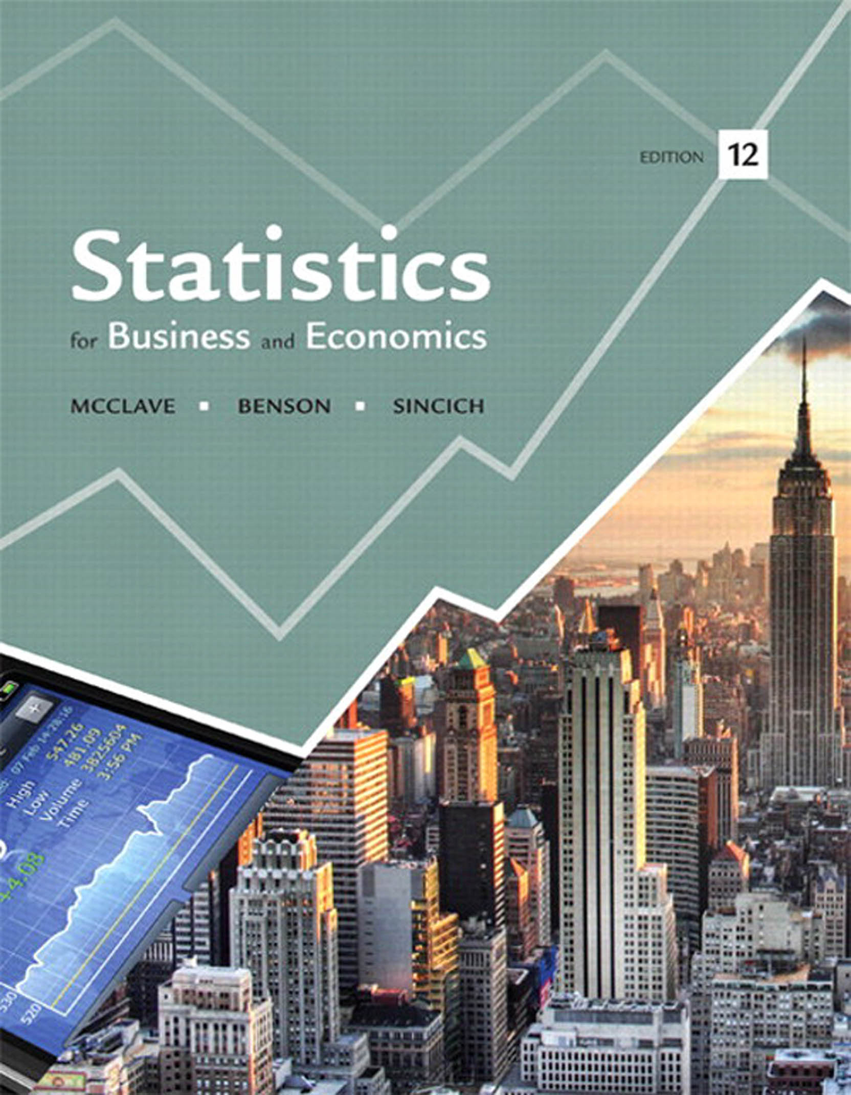 Statistics for Business and Economics 12e by McClave 教材+答案+光盘Minitab数据