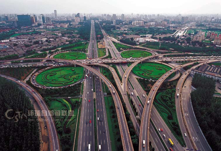 乖乖 传说中的北京立交桥:错过一个口,你只好到天津去[组图]